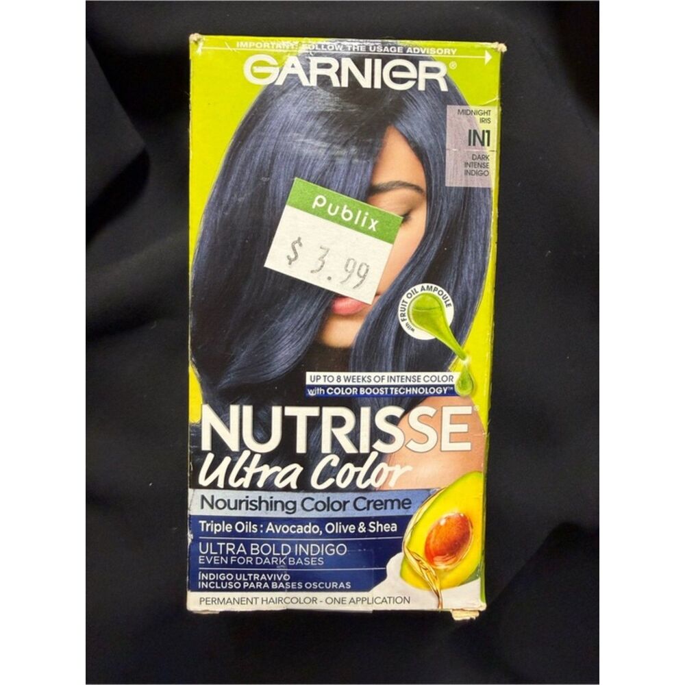 Garnier Nutrisse Ultra Color IN1 Midnight Iris Dark Intense Indigo Hair Color
